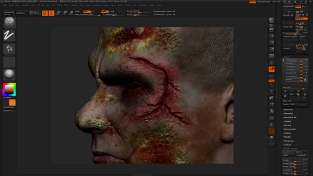 3D Layers in ZBrush