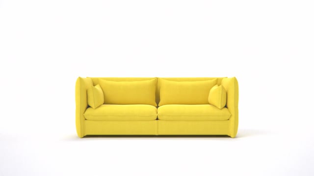 Mariposa 2.5 Seat Sofa by Edward Barber & Jay Osgerby for Vitra | hive