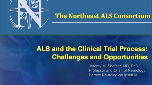 ALS Drug Development Webinar Series Part 1: Scientific Considerations Screen Grab
