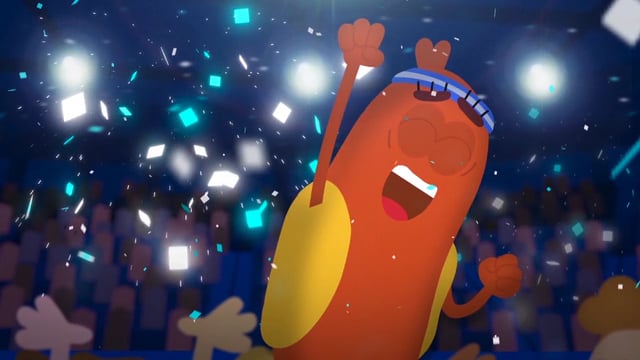 FRANKIE THE HOT DOG: Gymnastics Star