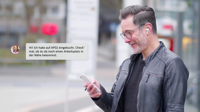Funktionsfilm | Arbeitsplatzbuchung per App