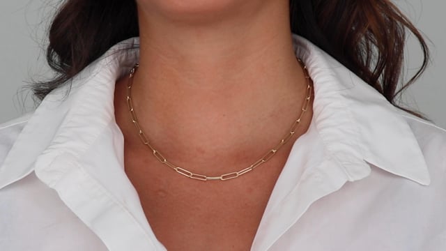 Paperclip Chain Necklace - Video