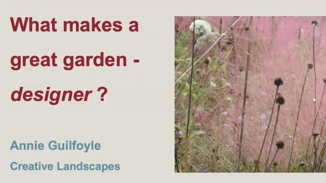 Annie Guilfoyle – What makes a great garden designer