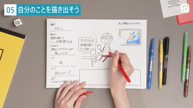 自分のことを描き出そう