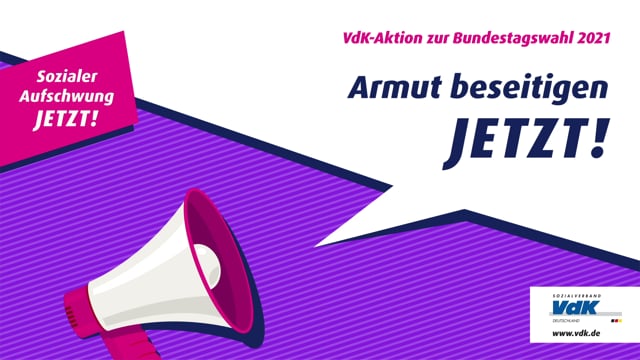 VdK-Kampagne BTW 21 # Armut