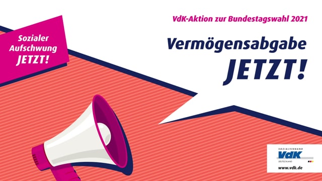 VdK-Kampagne BTW 21 # Vermögensabgabe
