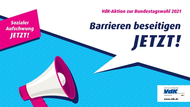 VdK-Kampagne BTW 21 # Barrierefreiheit