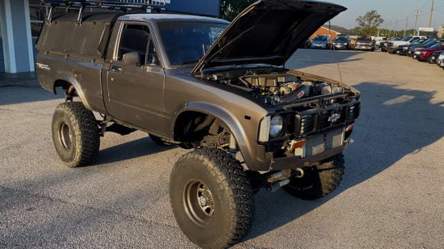 1980 Toyota 4x4 Pickup with Chevrolet V8