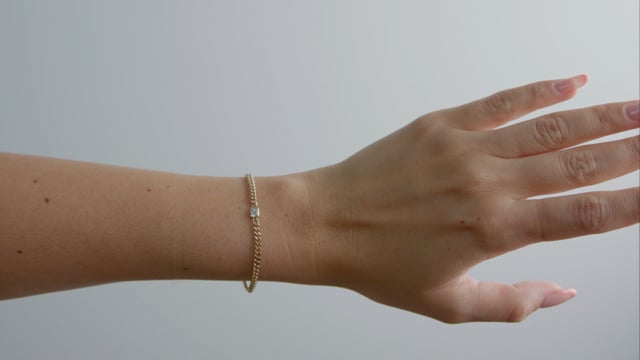 Emerald Cut Chelsea Chain Bracelet - Video