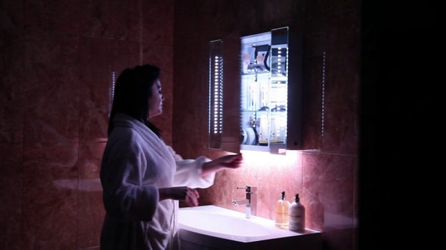 Our RGB Colour Change Cabinets with Downlighting