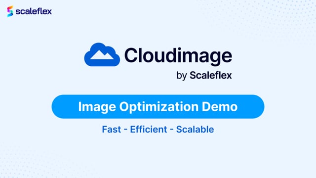 Cloudimage - Video 1