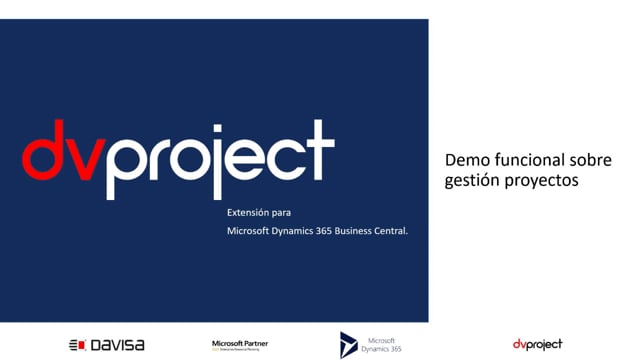 Vídeo demo dvproject proyectos e ingenierías