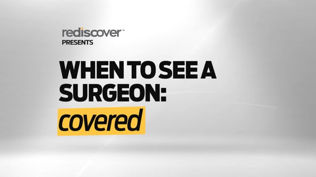 Video thumbnail: When Should I See a Spine Surgeon?