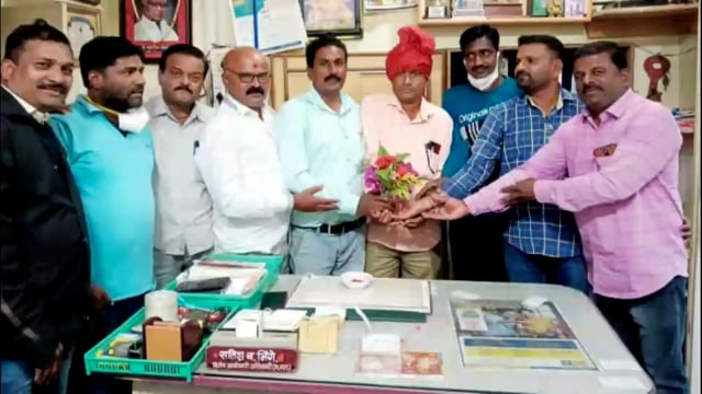 आटपाडी तालुका अखिल भारतीय मराठी पत्रकार संघाच्या वतीने पत्रकार सदाशिव पुकळे यांचा सन्मान