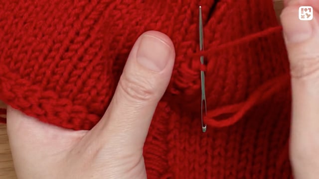 糸の始末をしよう