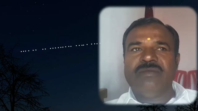 स्टार लिंग सॅटॅलाइट चे मनमोहक दृश्य