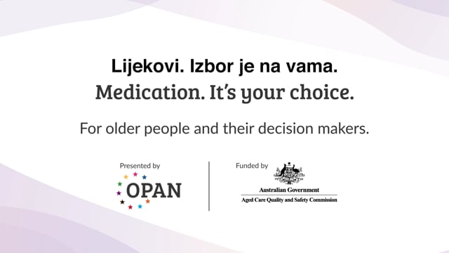 Medication: It’s your choice – Croatian