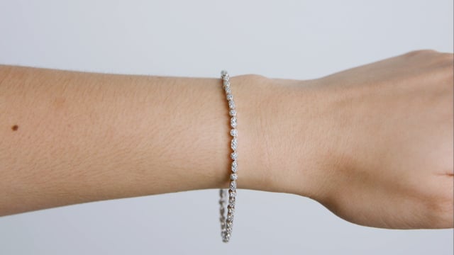 Antique Style Diamond Bracelet - Video