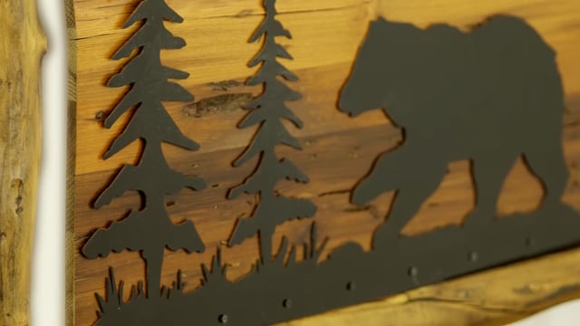 Vimeo video preview for Aspen Creek Log Bear Bed - 667454132