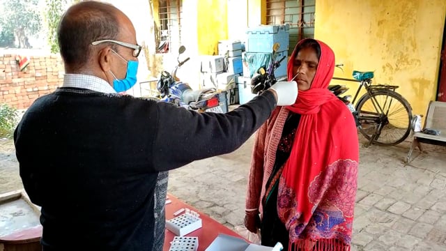 बिंद पीएचसी में 243 लोगों का हुआ कोरोना संक्रमण की जाँच