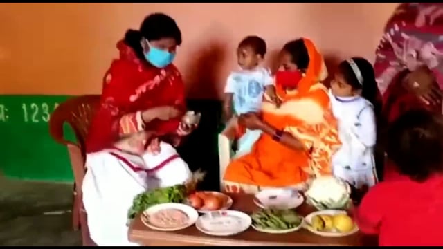 सिरदला प्रखंड के विभिन्न आंगनबाड़ी केंद्रों पर मनाया गया अन्नप्राशन दिवस