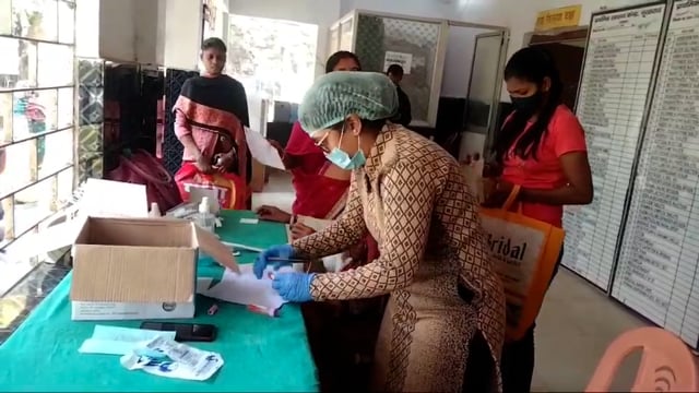 नूरसराय प्राथमिक स्वास्थ्य केंद्र में 250 लोगों को किया गया कोरोना जांच
