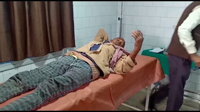 रमरायचक गांव में हुई मारपीट की घटना में एक व्यक्ति हुआ जख्मी