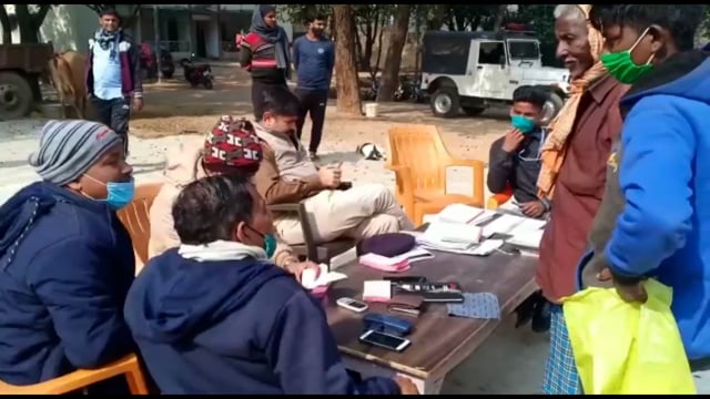 सिरदला थाना परिसर में जनता दरबार आयोजित कर भूमि विवाद से संबंधित पांच मामलों का किया गया निपटारा