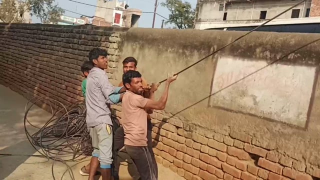 जमुई शहर में बिछाया जा रहा है जियो फाइवर वायर मिलेगा हाई स्पीड इंटरनेट की बेहतर सुबिधा
