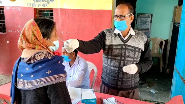 बिंद पीएचसी में 189 लोगों का हुआ कोरोना संक्रमण की जाँच