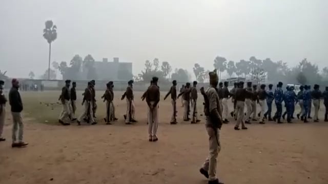 हिलसा में गणतंत्र दिवस को लेकर प्रशासन ने परेड का किया पूर्वाभ्यास