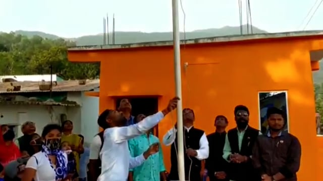 किरन्दुल स्थित एनजीओ कलिंगा सोशल वेलफेयर कार्यालय में मनाया गया 73 वां गणतंत्र दिवस