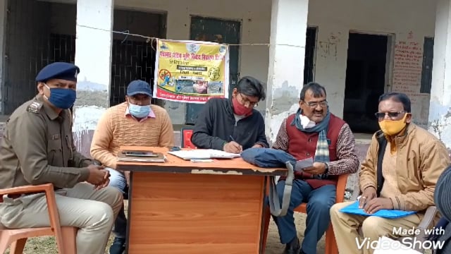 मेसकौर पंचायत भवन में अंचलाधिकारी और थानाध्यक्षने किया जनता दरवार का आयोजन,एक मामले का हुआ निष्पादन