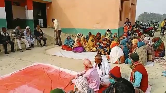 राजौर रामभद्रपुर पंचायत में वार्ड सभा का हुआ आयोजन