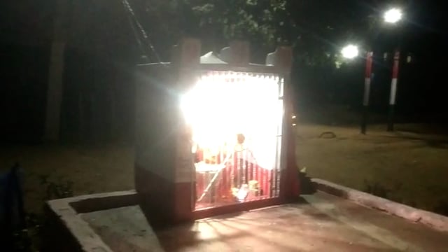 काशीचक रैलवेग्राउंड स्थित हनुमानमंदिर के दानपेटी तोड़कर हजारों की चोरी