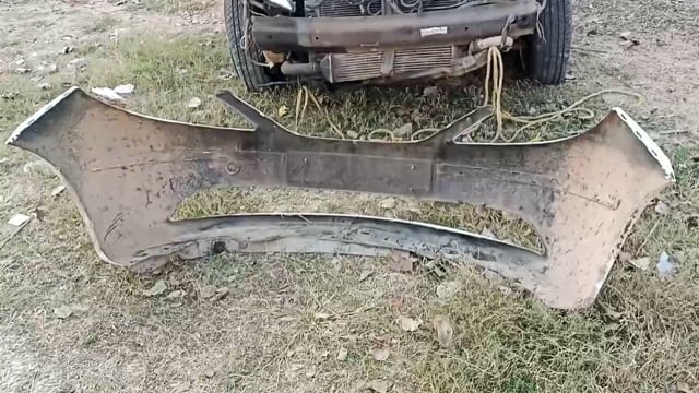 करण्डे थाना पुलिस ने लावारिस अवस्था में एक कार किया बरामद।