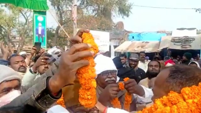 राजद के पंचायती राज प्रकोष्ठ के प्रदेश अध्यक्ष का किया गया स्वागत।