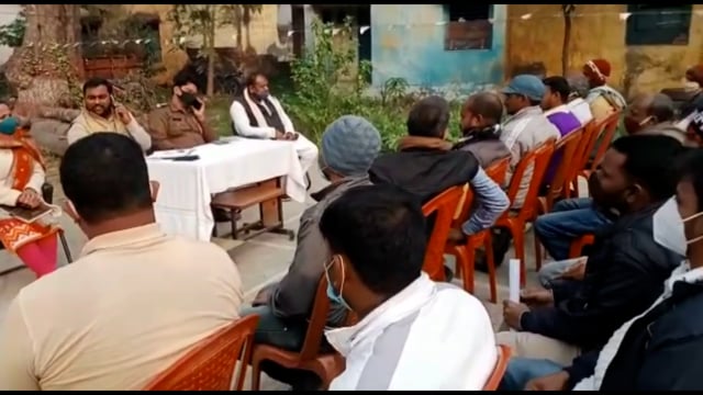 चंडी थाना परिसर में सरस्वती पूजा को लेकर शांति समिति की हुई बैठक