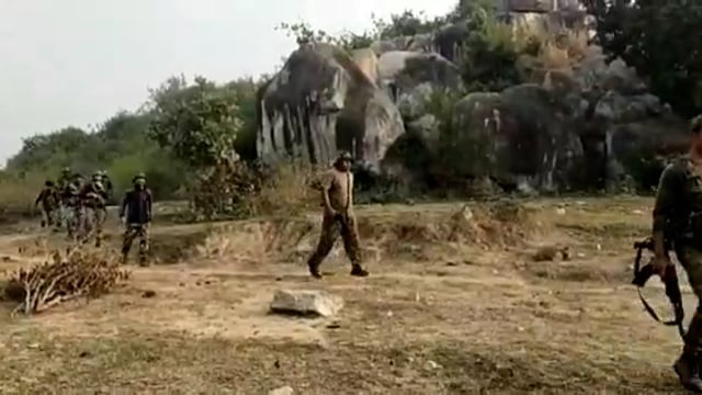 गया औरंगाबाद के सीमावर्ती क्षेत्र पचरुखिया के जंगलों में कोबरा,सीआरपीएफ,एसटीएफ और नक्सलियों के बीच मुठभेड़