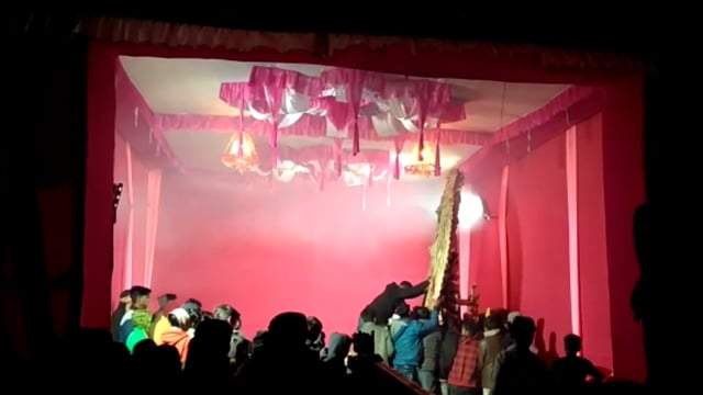 मेजरगंज प्रखंड में हर्ष उल्लास के साथ मूर्ति विसर्जन कार्यक्रम आयोजित।