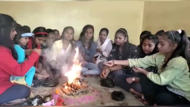 गावां : नमः आंखों से दी गई मां सरस्वती को विदाई, पुलिस रही मुस्तैद