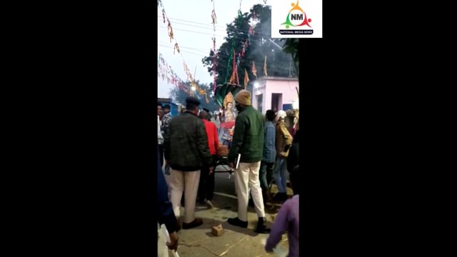 रजौली प्रखंड के विभिन्न गांव में पुलिस के देखरेख में की गई मां सरस्वती की प्रतिमा का विसर्जन