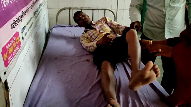 बिंद में अनियंत्रित होकर टोटो पलटी, छह जख्मी 