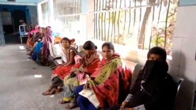 गर्भवती महिलाओं की की गई स्वास्थ्य जांच।