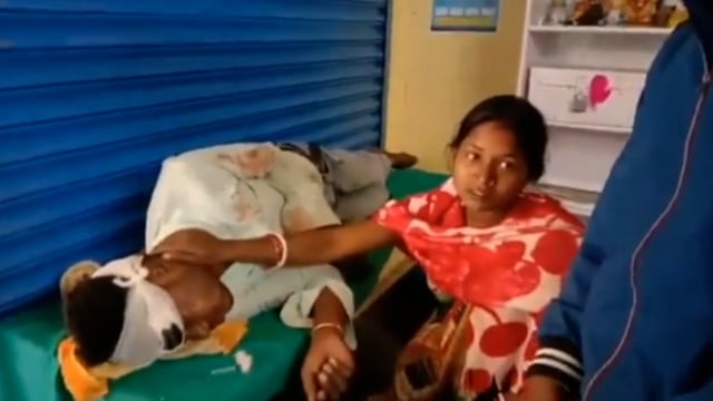 अज्ञात वाहन की ठोकर से एक युवक जख्मी।