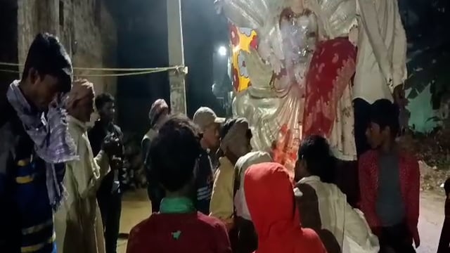 हिलसा के सैदनपुर में स्थापित माँ सरस्वती की प्रतिमा का किया गया विसर्जन