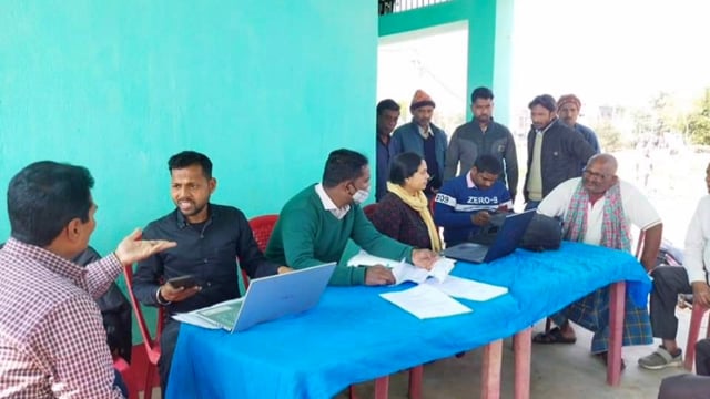 बिजली बिल सुधार को लेकर शिविर का आयोजन।