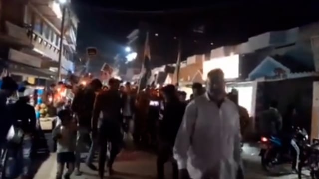 पुलवामा हमले की तीसरी बरसी पर कैंडल मार्च का आयोजन।