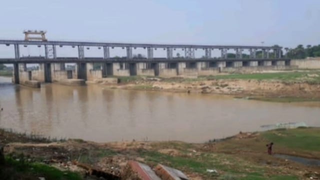 गोह के हमीद नगर के पुनपुन बराज का काम लगभग हुआ पूरा