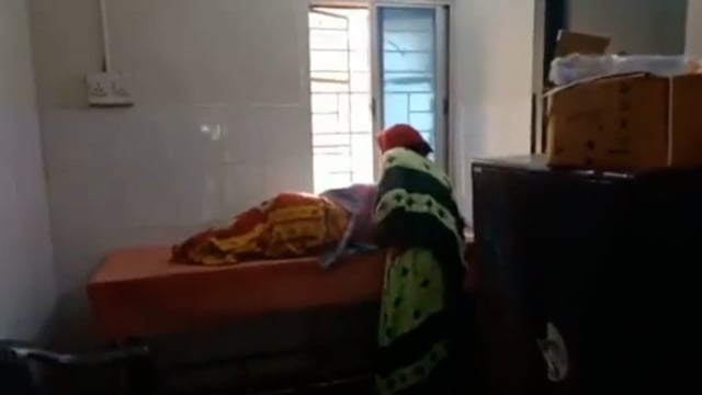 मारपीट की घटना में एक महिला जख्मी।